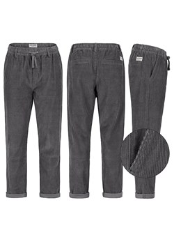 Eight2Nine Spodnie sztruksowe w kolorze antracytowym ze sklepu Limango Polska w kategorii Spodnie męskie - zdjęcie 189017979