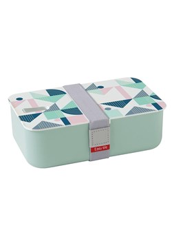 Easy Life Śniadaniówka "Geometric" w kolorze turkusowym ze wzorem ze sklepu Limango Polska w kategorii Pojemniki kuchenne - zdjęcie 189018226