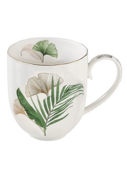 Easy Life Filiżanka "Exotique" w kolorze biało-zielonym - 300 ml ze sklepu Limango Polska w kategorii Dzbanki i zaparzacze - zdjęcie 189018346