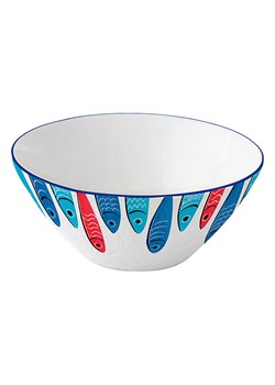 Easy Life Salaterka "Sardine's Party" w kolorze biało-niebiesko-czerwonym - Ø 22,5 cm ze sklepu Limango Polska w kategorii Naczynia - zdjęcie 189018457