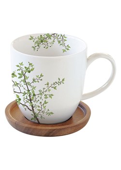 Easy Life Filiżanka "Natura" w kolorze biało-zielono-brązowym - 350 ml ze sklepu Limango Polska w kategorii Dzbanki i zaparzacze - zdjęcie 189018478
