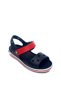 Crocs Sandały "Crocband Kids" w kolorze granatowo-czerwonym ze sklepu Limango Polska w kategorii Sandały dziecięce - zdjęcie 189018806