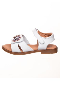 kmins Skórzane sandały w kolorze białym ze sklepu Limango Polska w kategorii Sandały dziecięce - zdjęcie 189019049