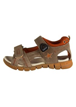 lamino Skórzane sandały w kolorze jasnobrązowym ze sklepu Limango Polska w kategorii Sandały dziecięce - zdjęcie 189019087