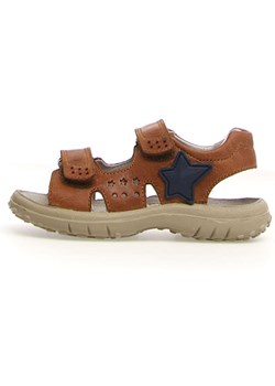 Naturino Skórzane sandały w kolorze brązowym ze sklepu Limango Polska w kategorii Sandały dziecięce - zdjęcie 189019425