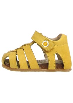Naturino Skórzane półsandały "Alb" w kolorze żółtym ze sklepu Limango Polska w kategorii Sandały dziecięce - zdjęcie 189019548