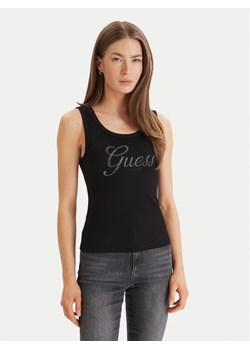 Guess Top W6GP22 K2954 Czarny Regular Fit ze sklepu MODIVO w kategorii Bluzki damskie - zdjęcie 189020876