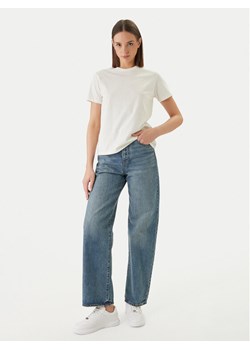 HUGO T-Shirt Damacia_7 50561233 Écru Regular Fit ze sklepu MODIVO w kategorii Bluzki damskie - zdjęcie 189020947