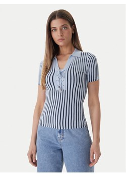 Guess Sweter W6GR09 Z0590 Błękitny Regular Fit ze sklepu MODIVO w kategorii Swetry damskie - zdjęcie 189020957