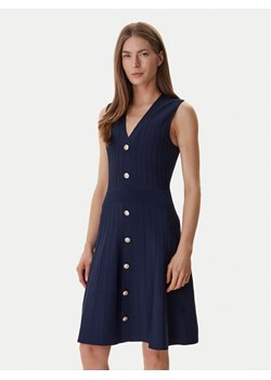 Guess Sukienka codzienna W6GK53 Z0658 Granatowy Regular Fit ze sklepu MODIVO w kategorii Sukienki - zdjęcie 189020965