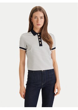 Guess Polo W6GP17 K2946 Biały Regular Fit ze sklepu MODIVO w kategorii Bluzki damskie - zdjęcie 189021039