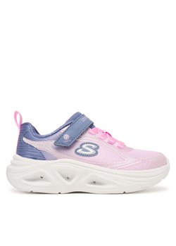 Skechers Sneakersy Sola Glow 2.0 303729L/GYPK Różowy ze sklepu MODIVO w kategorii Buty sportowe dziecięce - zdjęcie 189021045