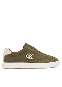 Calvin Klein Sneakersy Low Prof Cupsole Su HM0HM02125 Zielony ze sklepu MODIVO w kategorii Buty sportowe męskie - zdjęcie 189021068