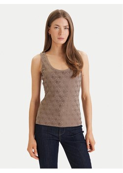 Guess Top W6GP10 K2932 Zielony Regular Fit ze sklepu MODIVO w kategorii Bluzki damskie - zdjęcie 189021165