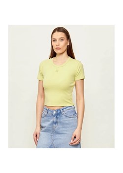 HUGO T-shirt Delanor | Cropped Fit ze sklepu Gomez Fashion Store w kategorii Bluzki damskie - zdjęcie 189023226