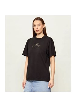 HUGO T-shirt Vintage | Regular Fit ze sklepu Gomez Fashion Store w kategorii Bluzki damskie - zdjęcie 189023239
