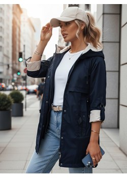 Kurtka przejściowa damska parka MEROY granatowa Dstreet TY4291 ze sklepu DSTREET.PL w kategorii Parki damskie - zdjęcie 189024679