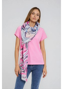 Wzorzysty szal fuksjowy ze sklepu Moodo.pl w kategorii Szaliki i chusty damskie - zdjęcie 189024927