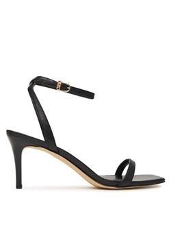 Sandały MICHAEL Michael Kors Liana Mid 40S6LNMS1L Czarny ze sklepu eobuwie.pl w kategorii Sandały damskie - zdjęcie 189024969