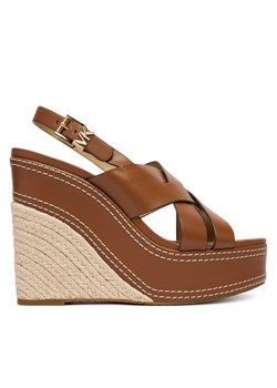Sandały MICHAEL Michael Kors Nora 40S5NOHS3L Brązowy ze sklepu eobuwie.pl w kategorii Espadryle damskie - zdjęcie 189024986