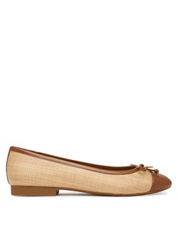 Baleriny MICHAEL Michael Kors Piper Flex 40S6PIFP2D Beżowy ze sklepu eobuwie.pl w kategorii Balerinki - zdjęcie 189025036