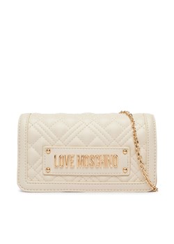 Torebka LOVE MOSCHINO JC5681PP1OLA0110 Écru ze sklepu eobuwie.pl w kategorii Kopertówki - zdjęcie 189025037
