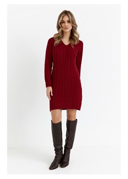made of emotion Sukienka dzianinowa w kolorze bordowym ze sklepu Limango Polska w kategorii Sukienki - zdjęcie 189025697