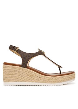 MICHAEL Michael Kors Espadryle Val Thong Wedge 40S6VAMS1B Brązowy ze sklepu MODIVO w kategorii Espadryle damskie - zdjęcie 189026038