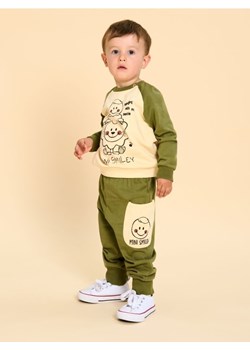 Sinsay - Bawełniany komplet: bluza i spodnie Mini Smiley® - kremowy ze sklepu Sinsay w kategorii Odzież dla niemowląt - zdjęcie 189027417