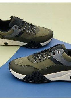 Sinsay - Sneakersy - zielony ze sklepu Sinsay w kategorii Buty sportowe męskie - zdjęcie 189027419