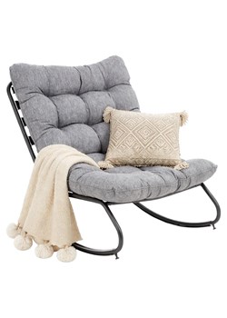 Nowoczesny fotel bujany T0-E72 ze sklepu Edinos.pl w kategorii Fotele - zdjęcie 189027789