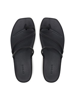 Japonki Crocs Miami Toe Loop Sandal 209862 Czarny ze sklepu eobuwie.pl w kategorii Klapki damskie - zdjęcie 189027809