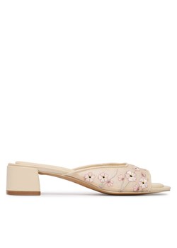 Klapki Aldo Riyana 14242796 Écru ze sklepu eobuwie.pl w kategorii Klapki damskie - zdjęcie 189027828