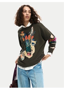 Desigual Bluza Evelyn 26SWSK16 Szary Regular Fit ze sklepu MODIVO w kategorii Bluzy damskie - zdjęcie 189029115