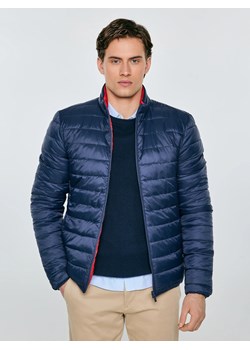 Kurtka męska pikowana dwustronna ze stójką granatowa Abelard 404 ze sklepu Big Star w kategorii Kurtki męskie - zdjęcie 189030435