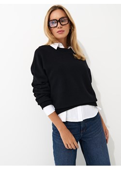 Mohito - Wełniany czarny sweter - czarny ze sklepu Mohito w kategorii Swetry damskie - zdjęcie 189030506