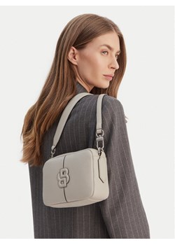 Torebka BOSS Anett New Crossbody 50557914 Szary ze sklepu eobuwie.pl w kategorii Listonoszki - zdjęcie 189030977