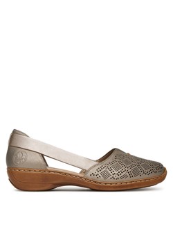 Półbuty Rieker CEO-41351-90 Beżowy ze sklepu eobuwie.pl w kategorii Buty sportowe damskie - zdjęcie 189031007