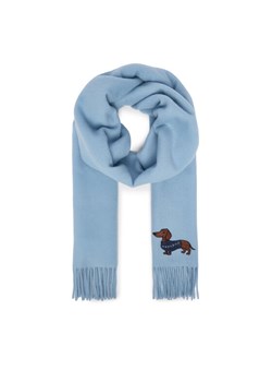 Szalik Weekend Max Mara Fascia 2615541034 Błękitny ze sklepu eobuwie.pl w kategorii Szaliki i chusty damskie - zdjęcie 189031075