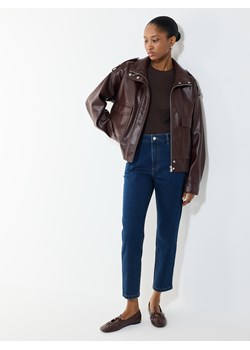 Mohito - Jeansy mom slim - granatowy ze sklepu Mohito w kategorii Jeansy damskie - zdjęcie 189033856