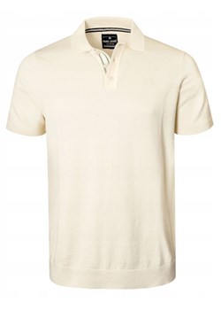 Dzianinowa Koszulka Polo - Pako Jeans - Ecru TSPJNSpoloRIOSec ze sklepu JegoSzafa.pl w kategorii T-shirty męskie - zdjęcie 189034197