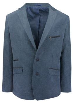 Granatowa, Taliowana Marynarka, 2 Guziki - Casino, Męska MARCSNO2563 ze sklepu JegoSzafa.pl w kategorii Marynarki męskie - zdjęcie 189034209