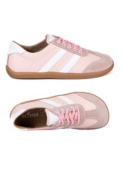 Buty BAREFOOT damskie skórzane IDA anatomiczny kształt niebieskie ze sklepu butyolivier w kategorii Półbuty damskie - zdjęcie 189034606