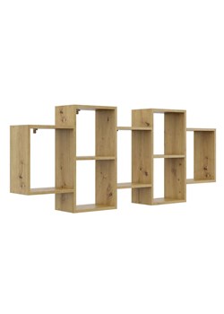 Nowoczesna półka wisząca dąb artisan - Malene ze sklepu Edinos.pl w kategorii Półki - zdjęcie 189036965