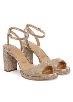 Sandały Aldo Alluring 13918860 Złoty ze sklepu eobuwie.pl w kategorii Kozaki damskie - zdjęcie 189036996