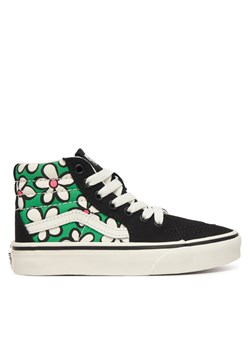 Sneakersy Vans Sk8-Hi VN000CYNFLX1 Zielony ze sklepu eobuwie.pl w kategorii Buty sportowe dziecięce - zdjęcie 189037035