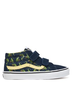 Sneakersy Vans SK8-Mid Reissue V VN000CZ7YY01 Granatowy ze sklepu eobuwie.pl w kategorii Buty sportowe dziecięce - zdjęcie 189037049