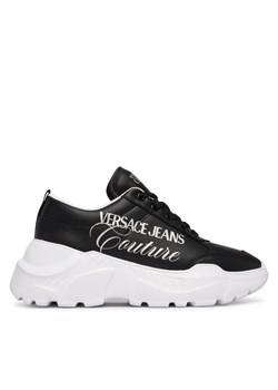 Sneakersy Versace Jeans Couture 80VA3SC1 ZPB69 899 Czarny ze sklepu eobuwie.pl w kategorii Buty sportowe damskie - zdjęcie 189037115