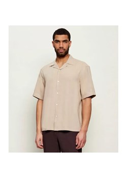 BOSS BLACK Lniana koszula P-LARS-CAMP-262 | Relaxed fit ze sklepu Gomez Fashion Store w kategorii Koszule męskie - zdjęcie 189038269