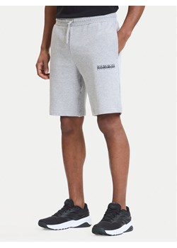 Napapijri Szorty sportowe N-Gori NP0A4IBQ Szary Regular Fit ze sklepu MODIVO w kategorii Spodenki męskie - zdjęcie 189038618